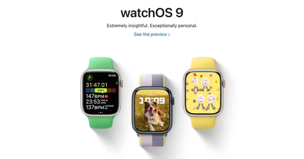 watchOS 9