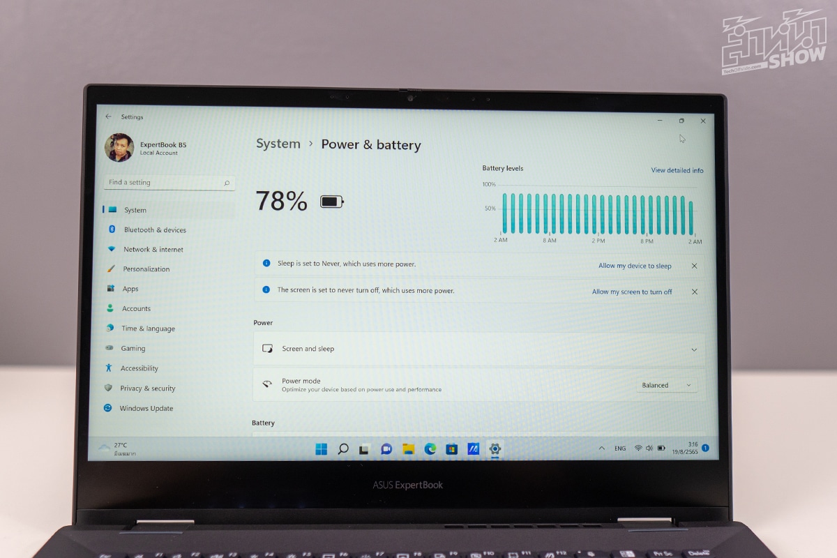 รีวิว ASUS ExpertBook B5