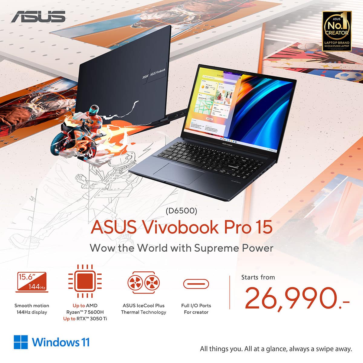Vivobook Pro 15 (D6500)