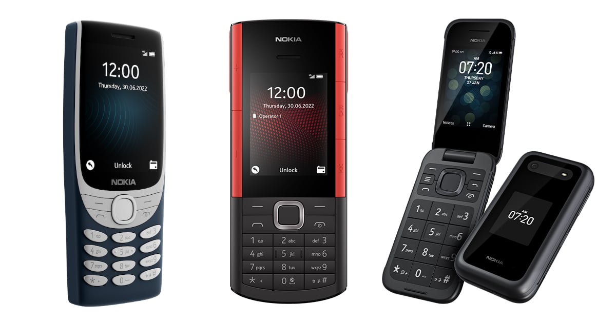 NOKIA 8210 4G, 5710 XpressAudio และ 2660 Flip