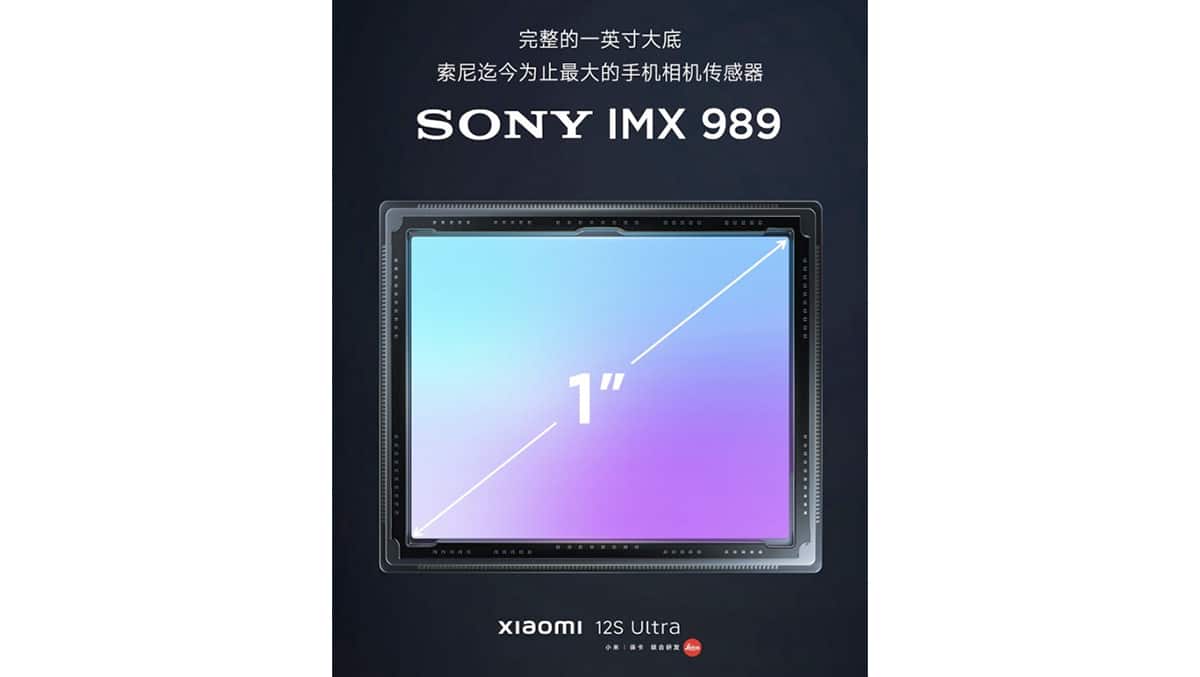 Sony IMX 989 1 inch sensor