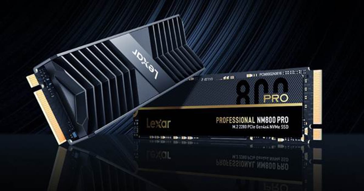 Lexar Professional NM800PRO M.2 2280 PCIe Gen4x4 NVMe SSD