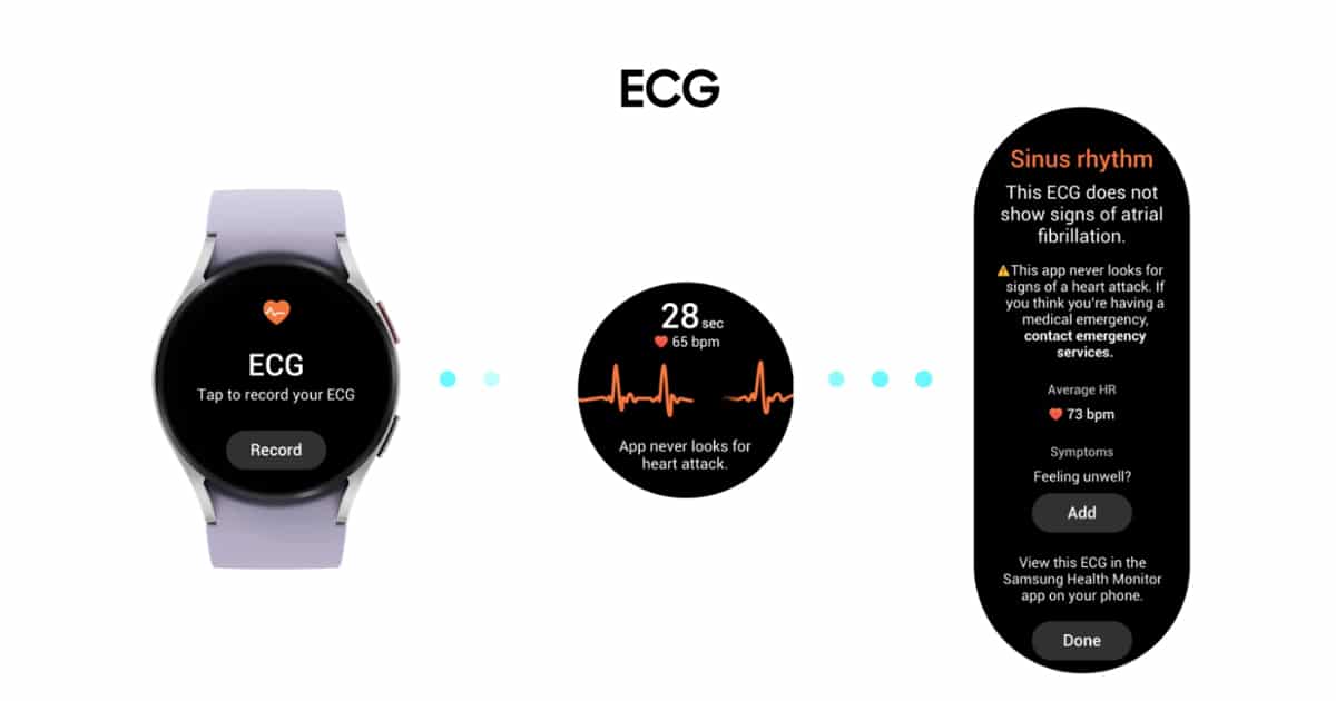 One UI Watch4.5 ECG