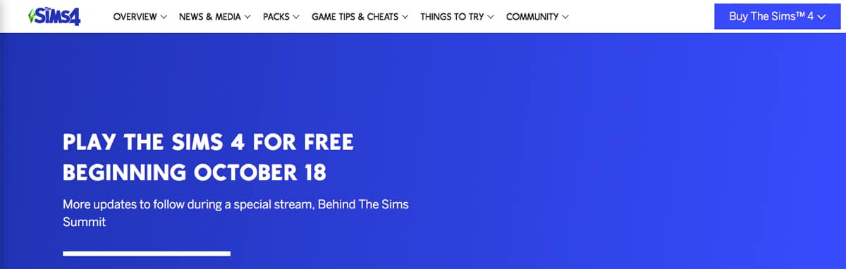 The Sims 4 Free to Play Base Game