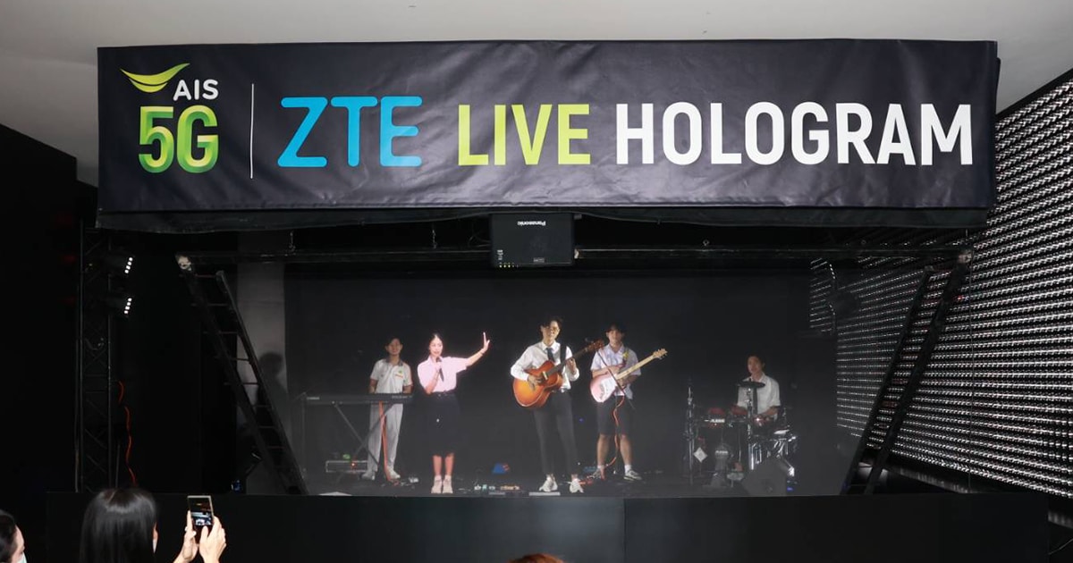 AIS 5G ZTE LIVE Hologram
