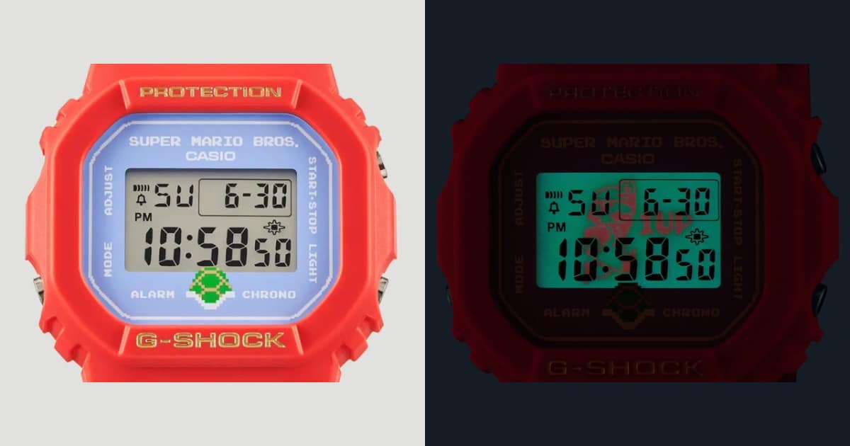 Casio G-Shock x Super Mario 2022