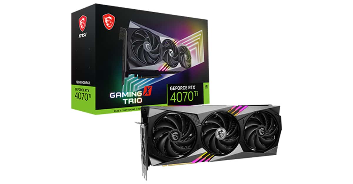 MSI NVIDIA GeForce RTX 4070 Ti