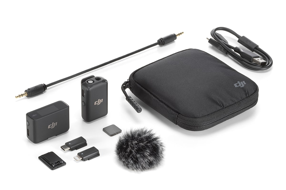 DJI Mic (1 TX + 1 RX) High quality wireless mic. For content lines, the