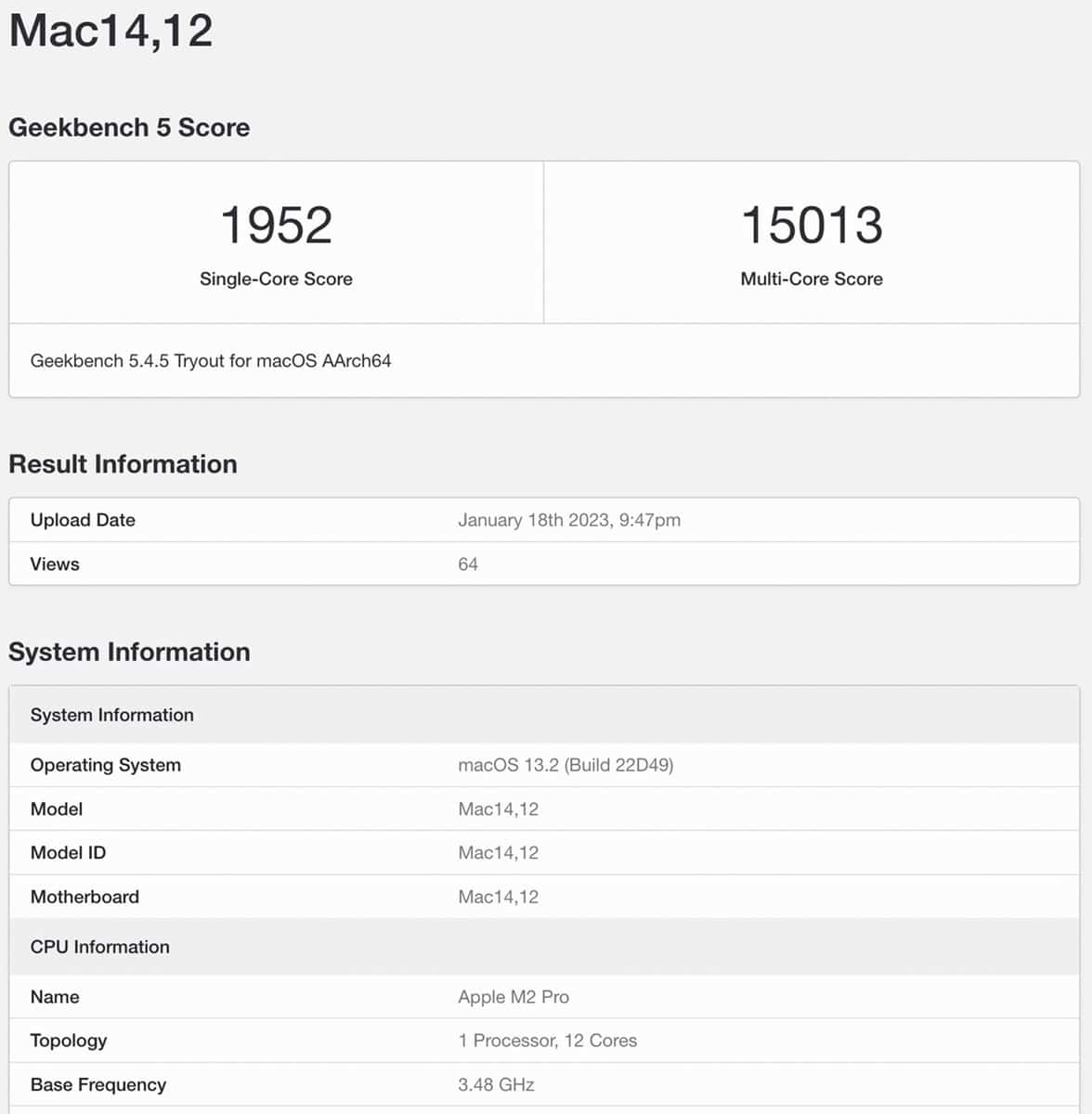 Mac mini M2 Pro ผลทดสอบ Geekbench แรงกว่า MacBook Pro M1 Max