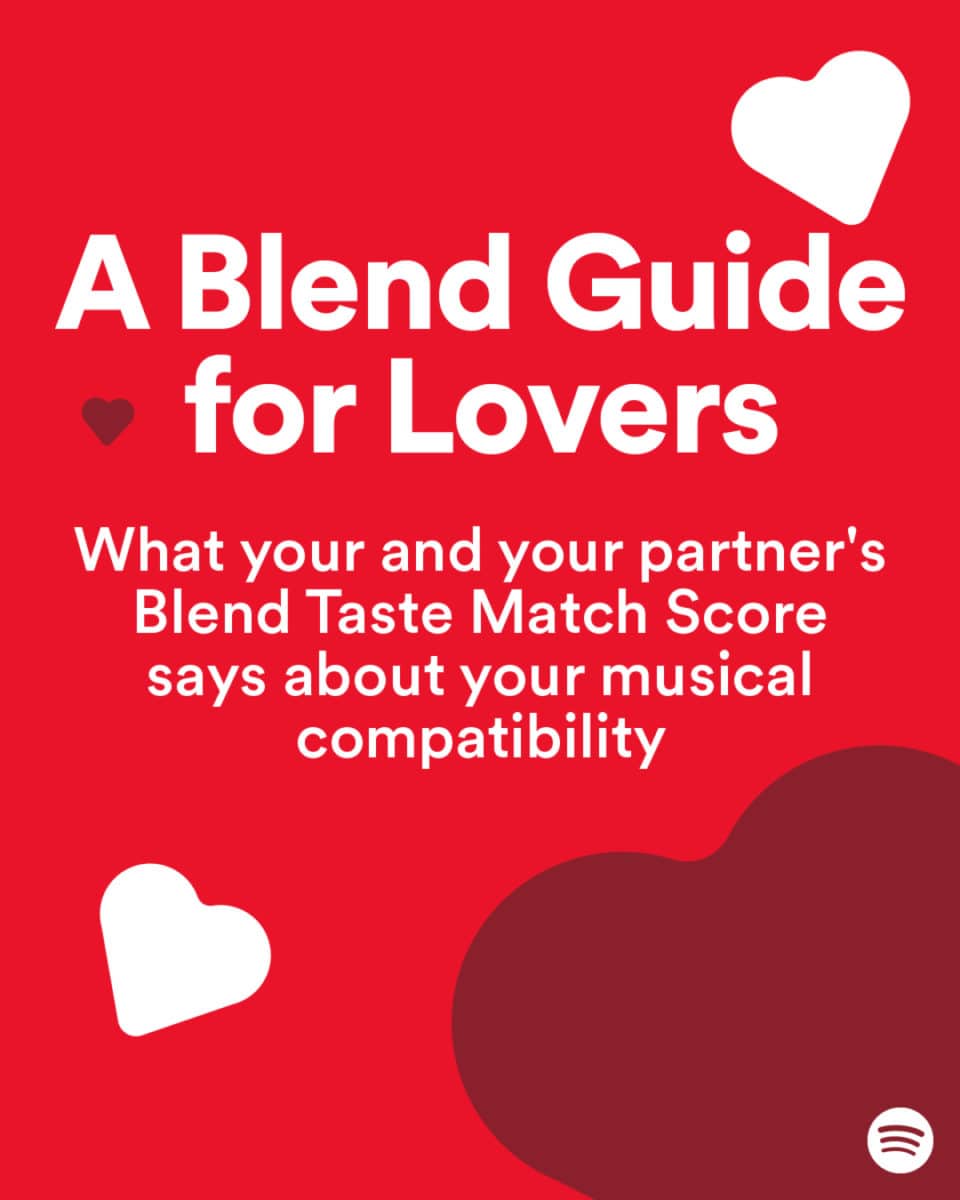 Spotify Blend Taste Match Valentine 2023