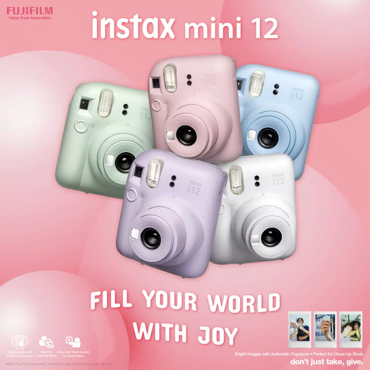 INSTAX mini 12 กล้องฟิล์มอินสแตนท์ pre-order