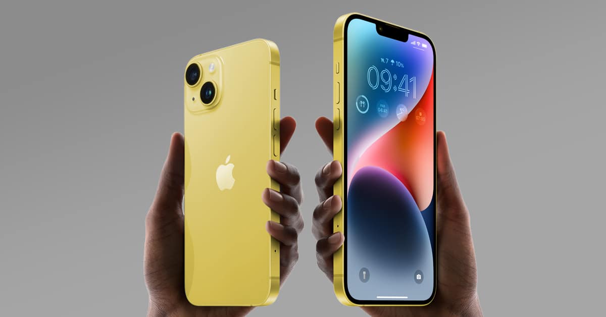 Apple iPhone 14 สีเหลือง