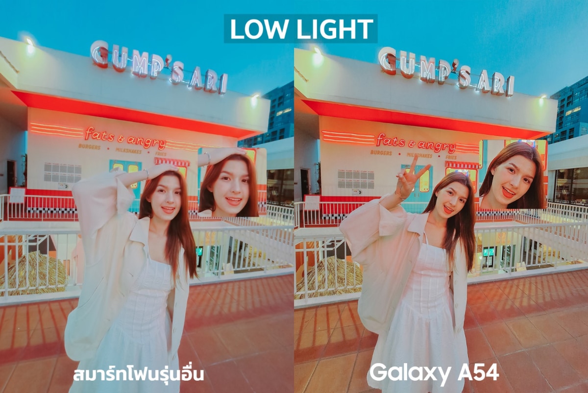 Galaxy A54 ครีเอเตอร์ คอนเทนต์ Low Light