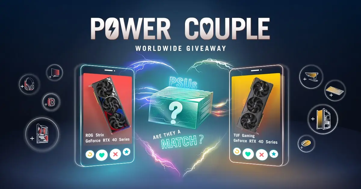 ASUS Power Couple worldwide giveaway