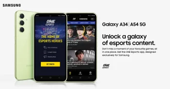 Samsung Galaxy เปิดตัวแอป ONE Esports ที่นำคอนเทนต์อีสปอร์ตสุดเอ็กซ์คลูซีฟมาเอาใจแฟนๆ ในเอเชียตะวันออกเฉียงใต้