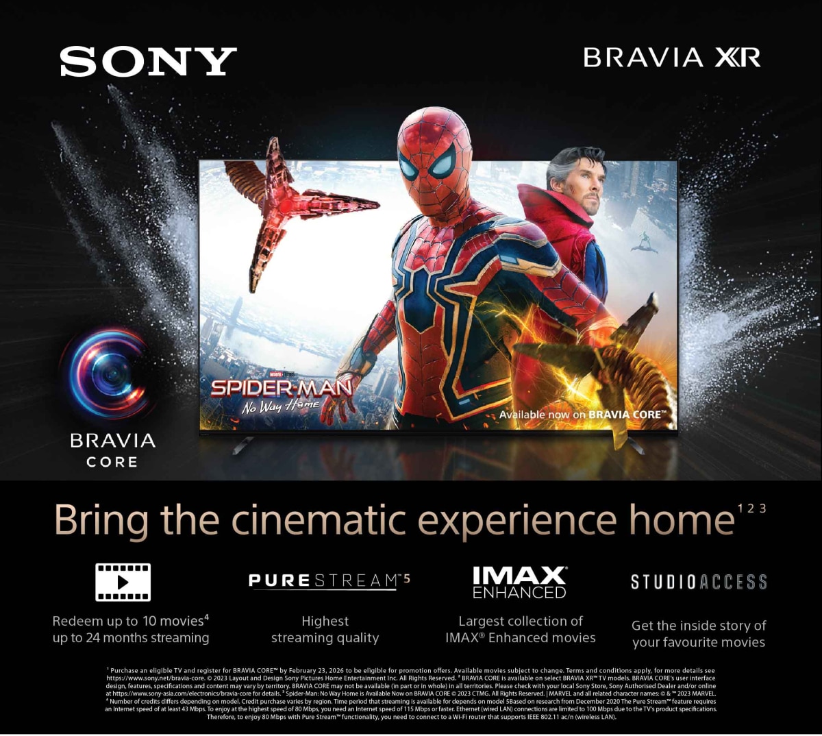 Sony ทีวี BRAVIA 2023 Series