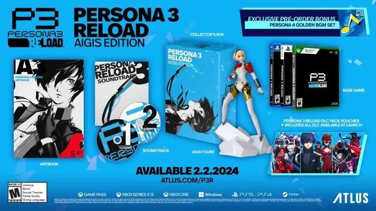 Persona 3 Reload วันวางจำหน่าย Aigis