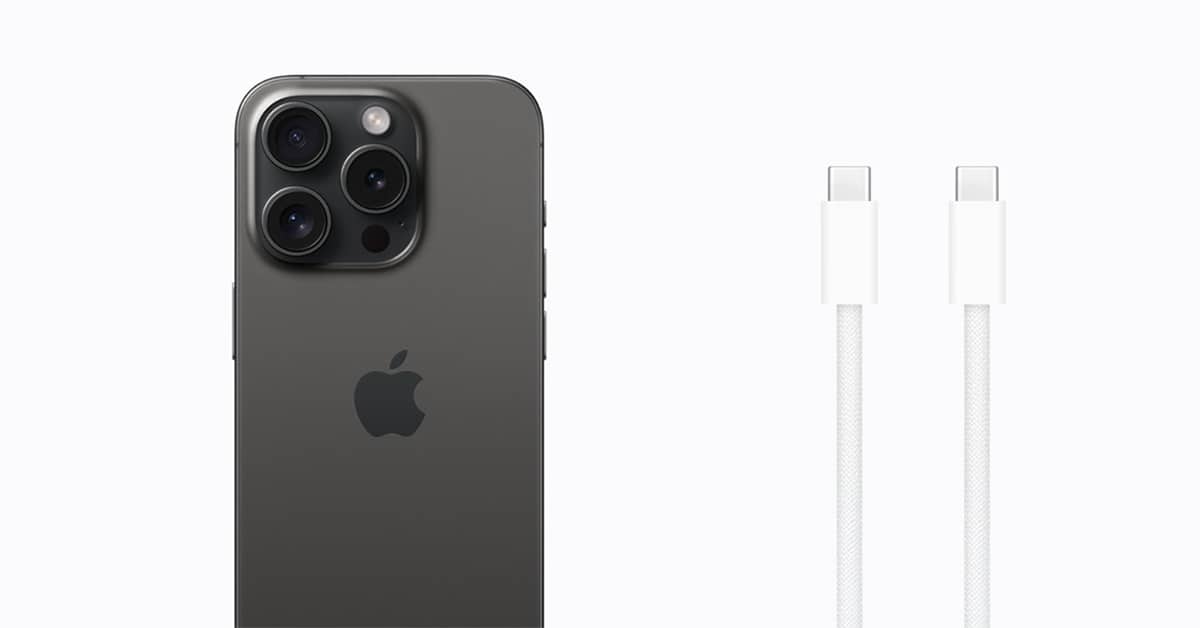 iPhone 15 USB-C 2.0