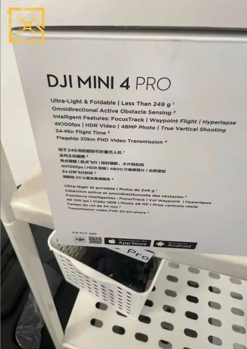 ภาพหลุด สเปค DJI Mini 4 Pro