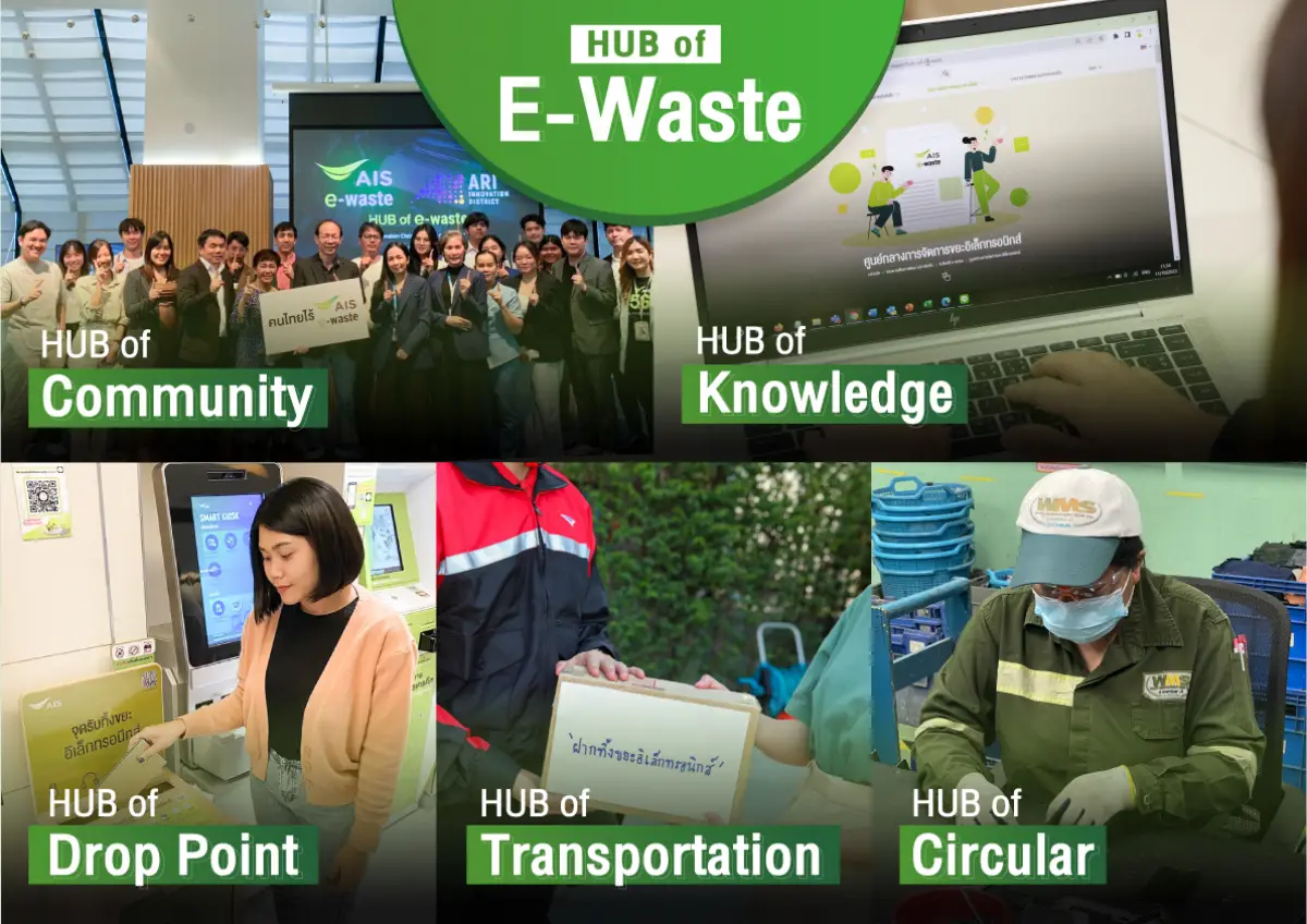 AIS Hub E-Waste ขยะอิเล็กทรอนิกส์