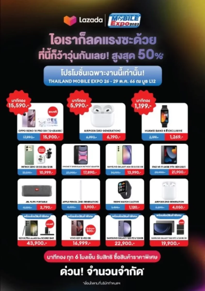 โปรโมชัน Mobile Expo Lazada