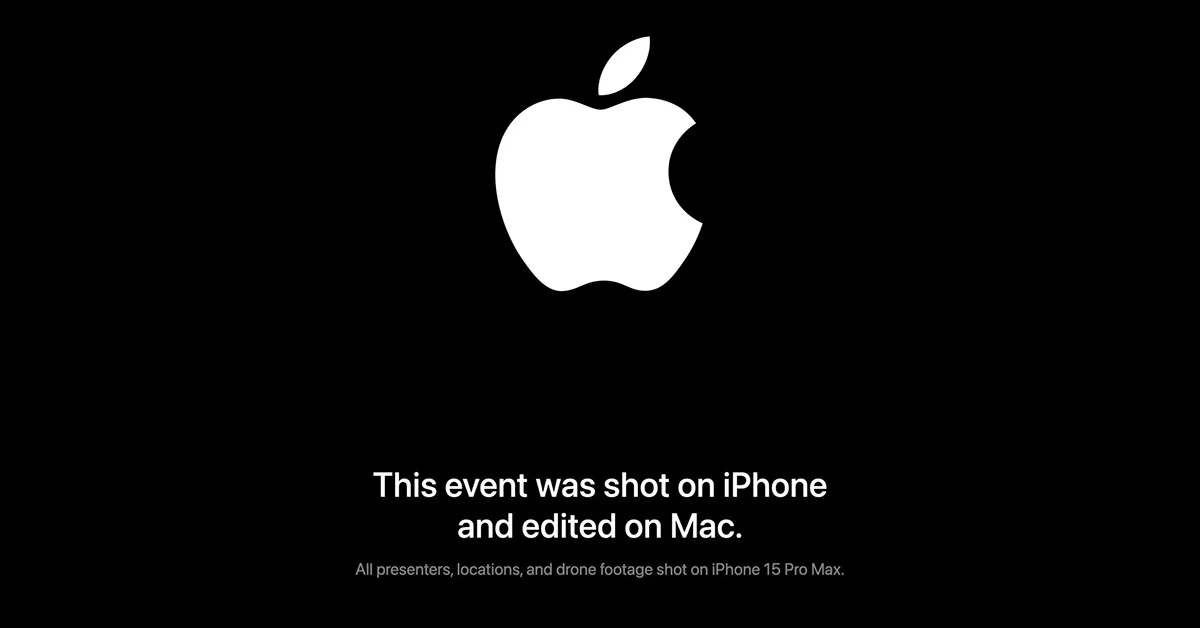 Apple Event "Scary Fast" Shot on iPhone 15 Pro Max