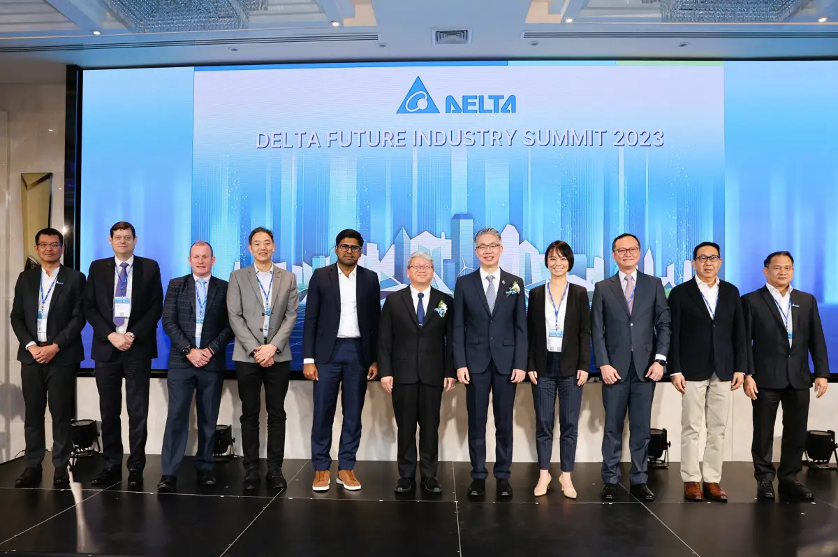 Delta Future Industry Summit 2023 งานสัมมนาใหญ่ประจำปี สัมผัสโซลูชันในการขับเคลื่อนสู่สังคมคาร์บอนต่ำอัจฉริยะ