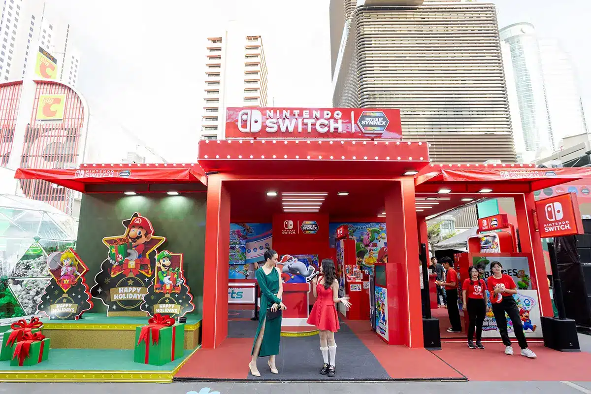 Nintendo Switch by Synnex ส่งสุขรับปีใหม่ ที่ลานหน้าเซ็นทรัลเวิลด์