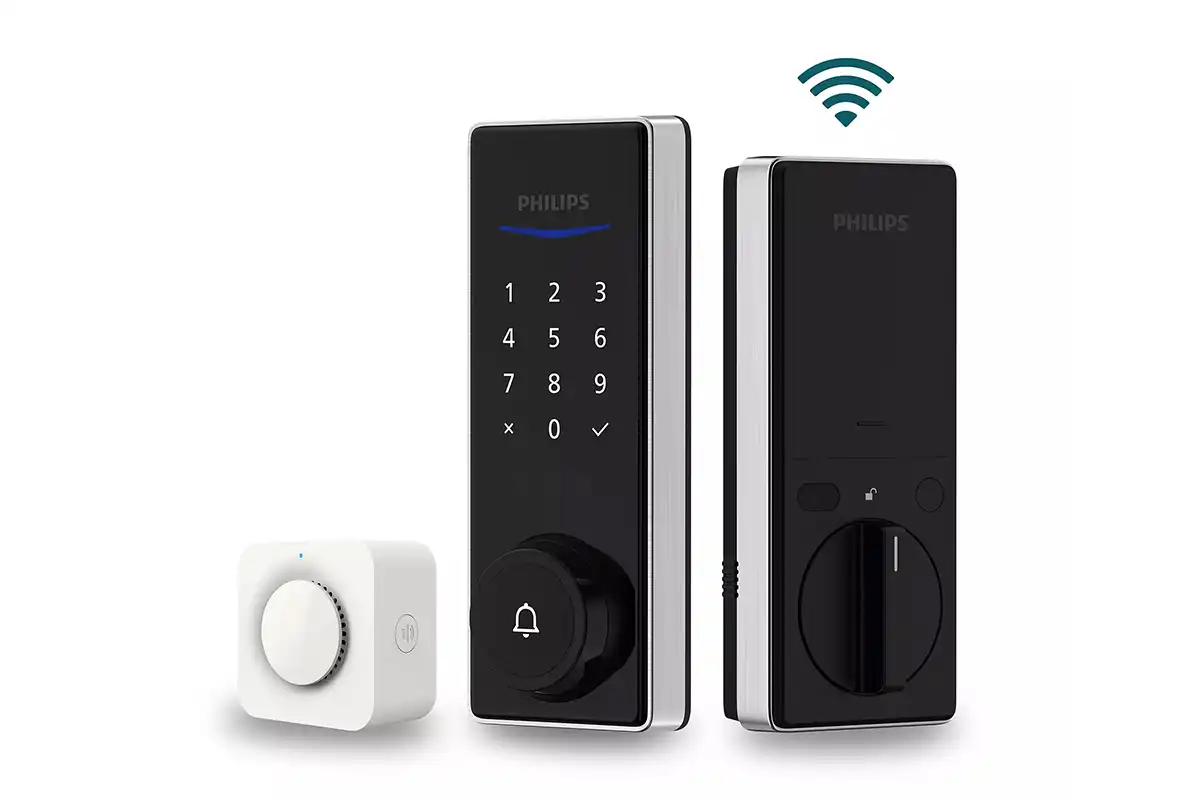 Philips สแกนฝ่ามือ Philips Series 5000 Wi-Fi Palm Recognition Smart Deadbolt