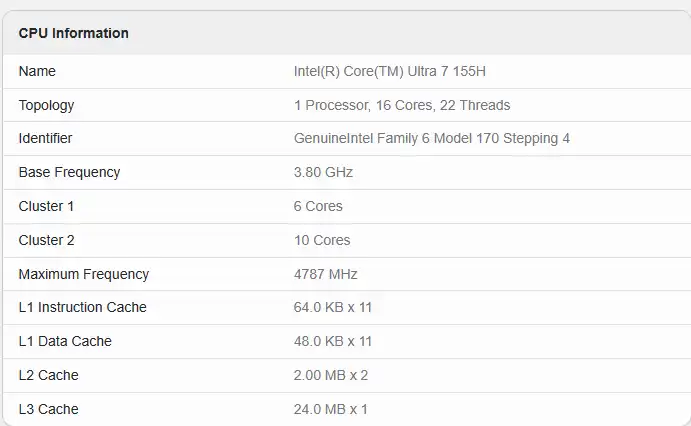 MSI Claw สเปค