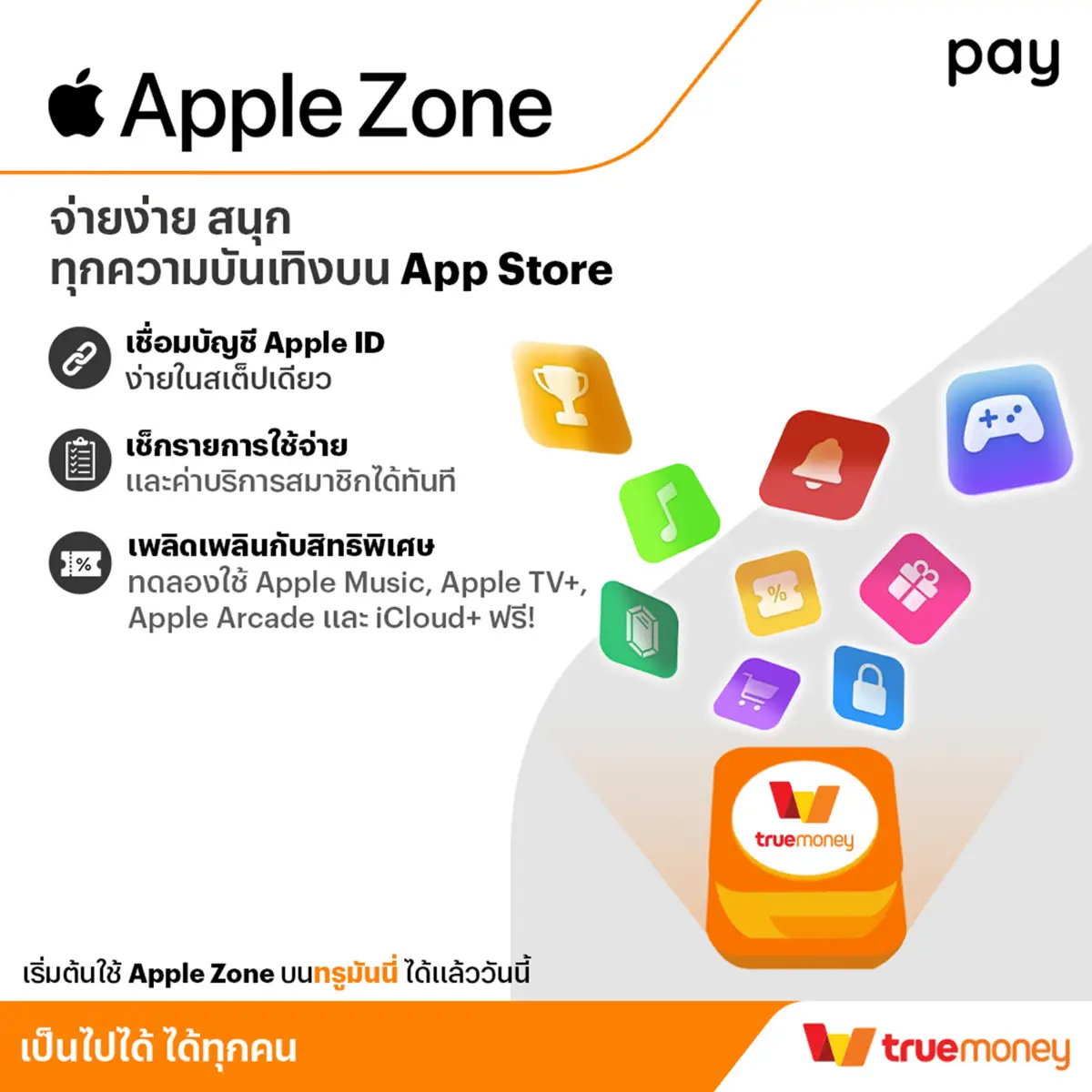 ทรูมันนี่ Apple Zone