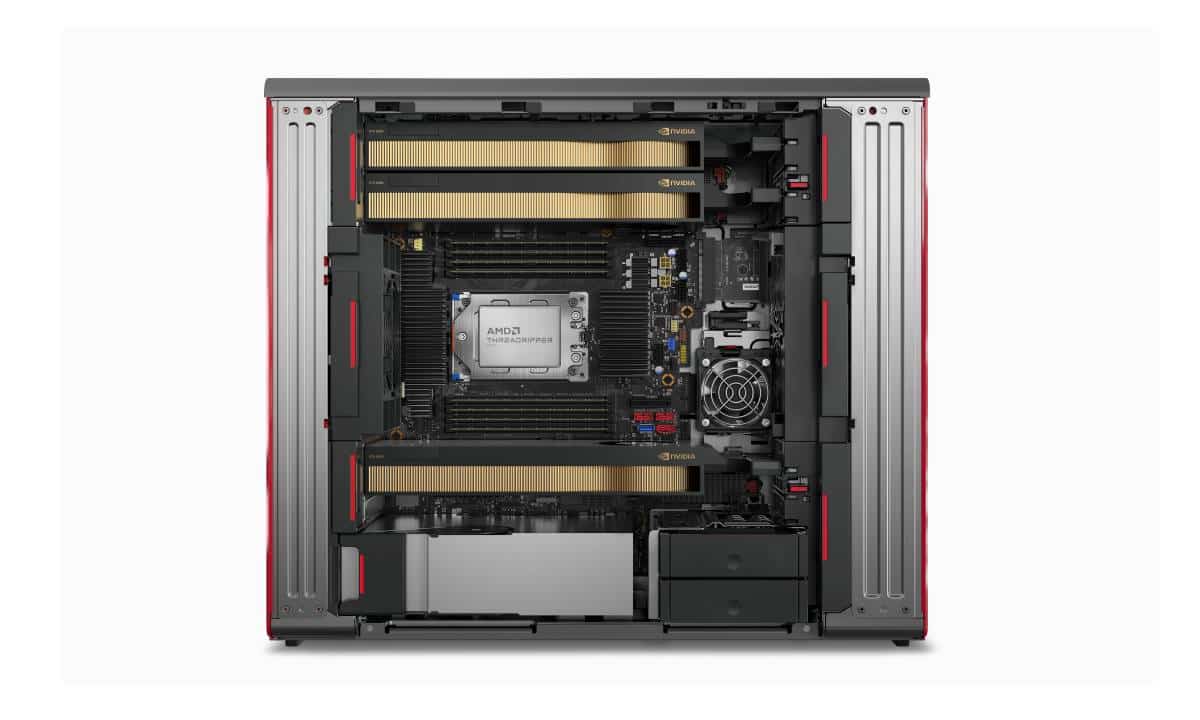 Lenovo ThinkStation P8 พร้อมโปรเซสเซอร์ AMD Ryzen Threadripper PRO 7000 WX