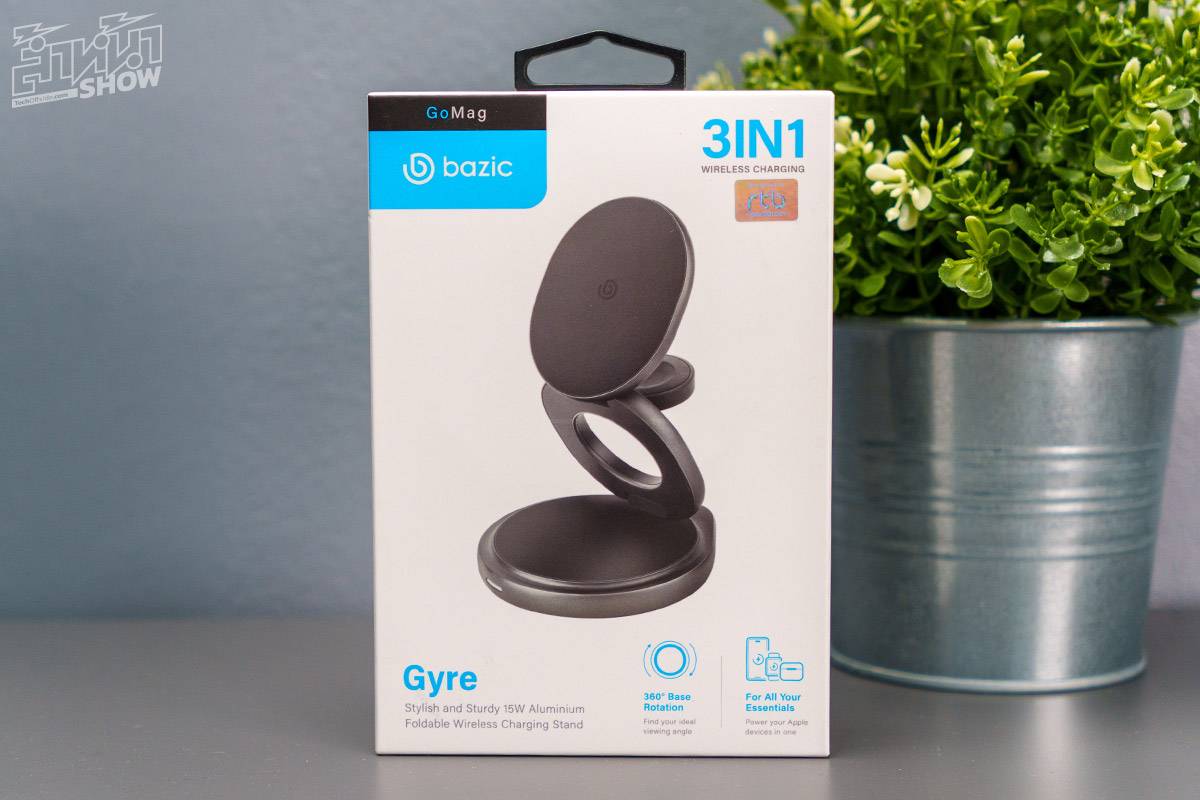 รีวิว Bazic GoMag Gyre 3 in 1 Wireless Charger