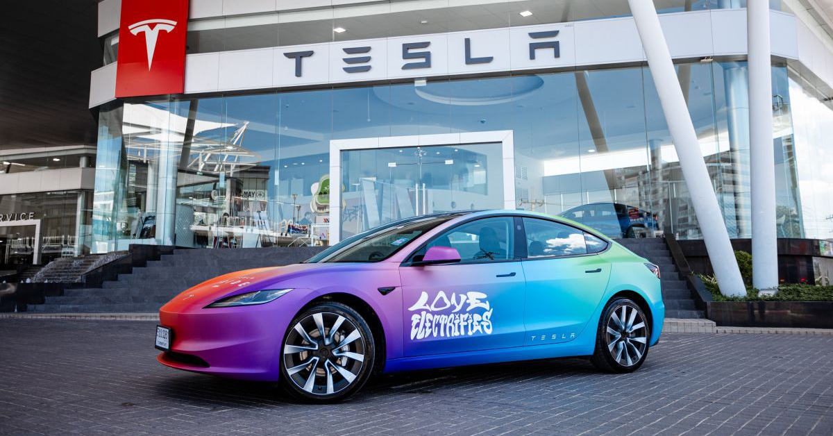 tesla Drive with Pride 2024