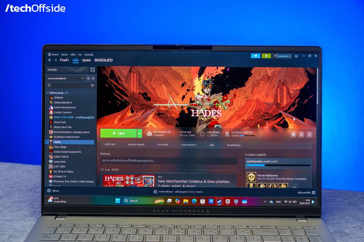 รีวิว ASUS Vivobook S 15 Snapdrag X Elite Copilot+ PC