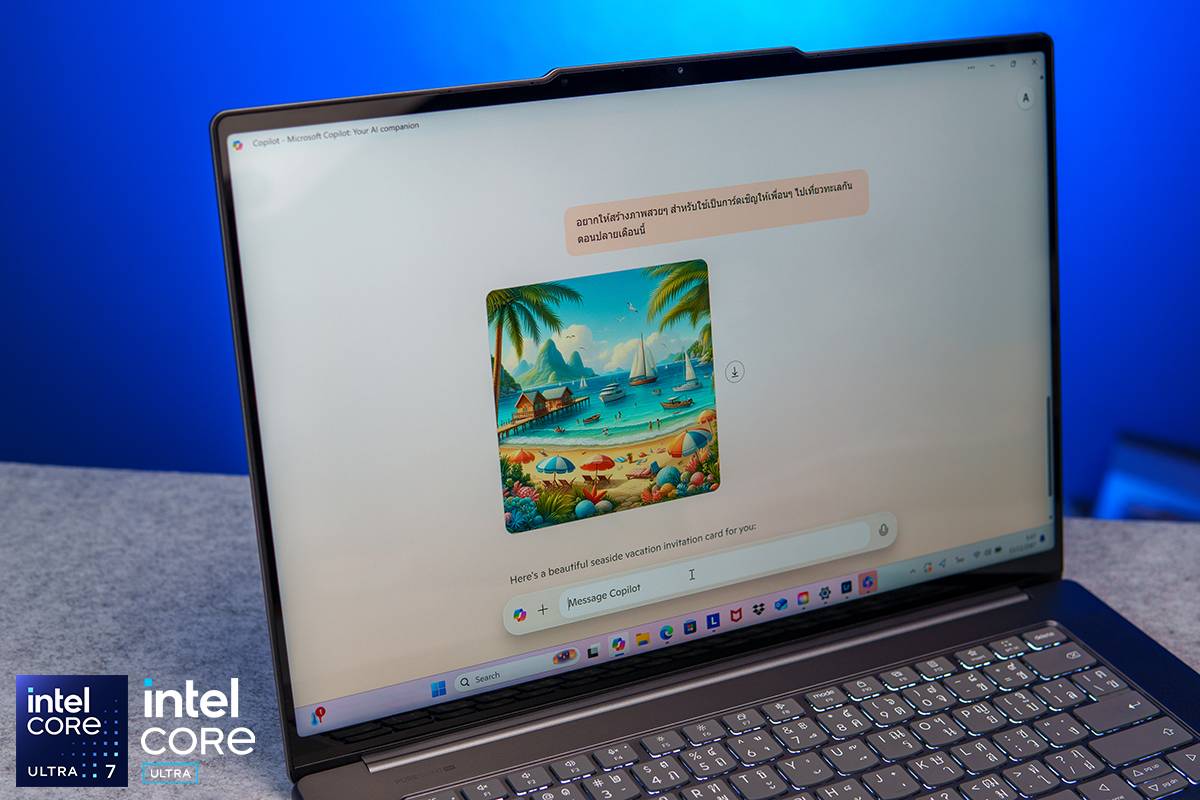 รีวิว LENOVO Yoga Slim 7 Intel Core Ultra