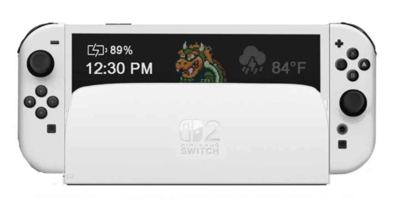 ภาพหลุด nintendo switch 2 leak render