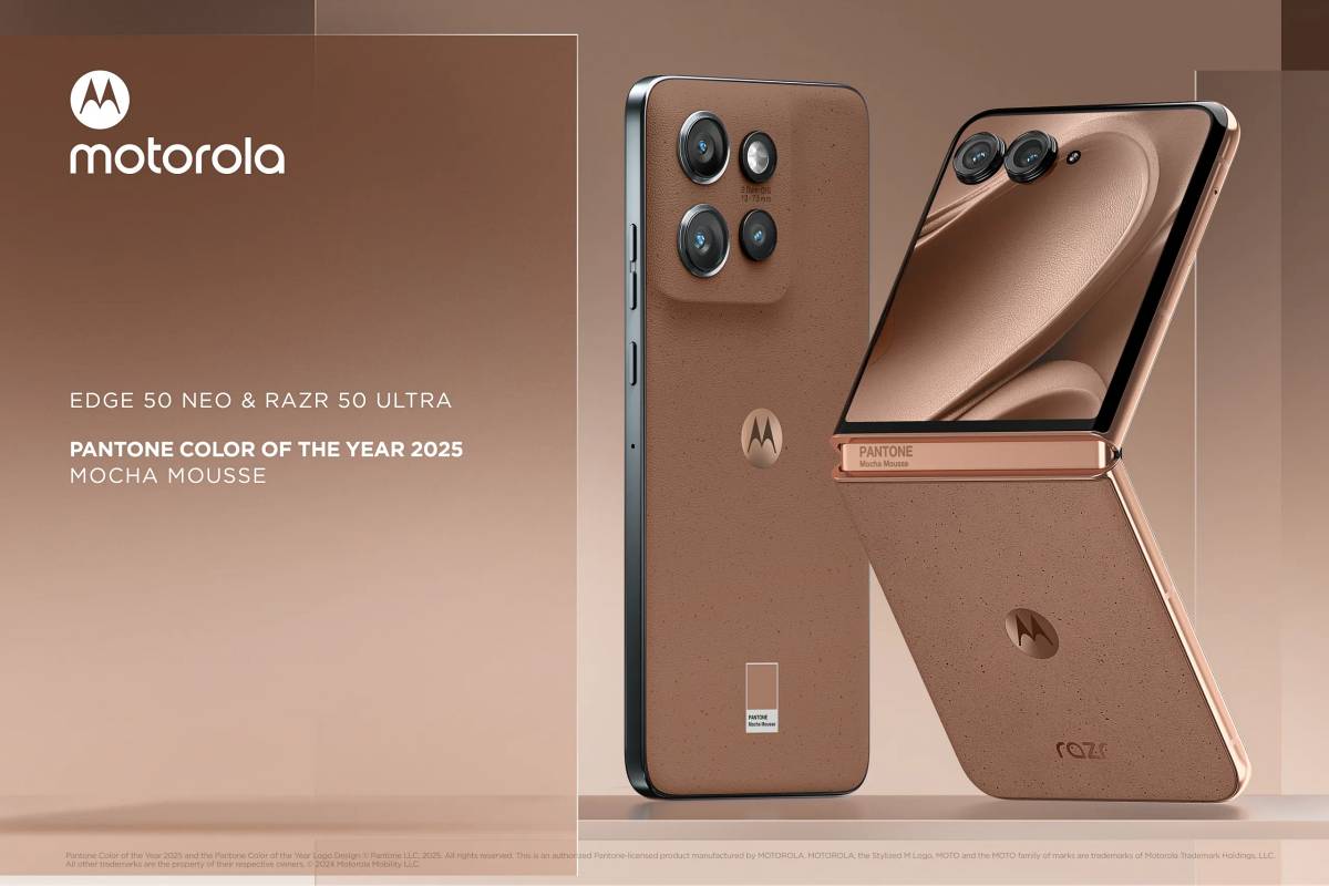 Motorola PANTONE Mocha Mousse