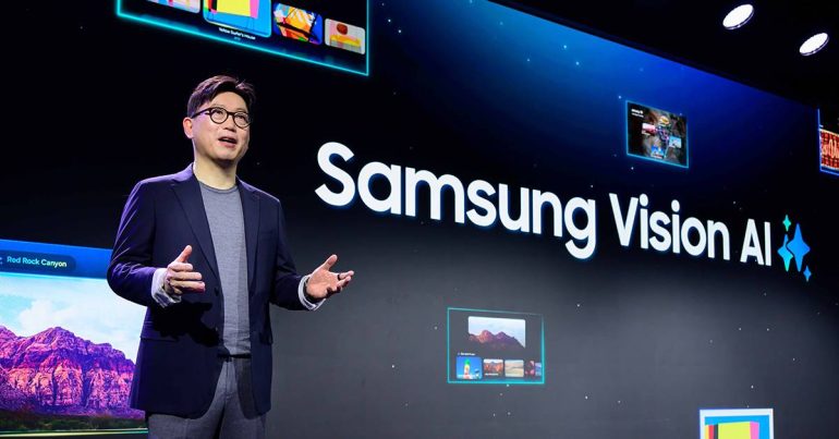 samsung vision ai launch ces 2025