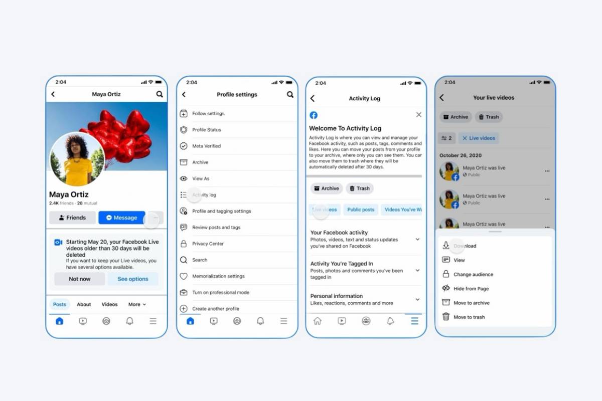 Facebook วิดีโอถ่ายทอดสด