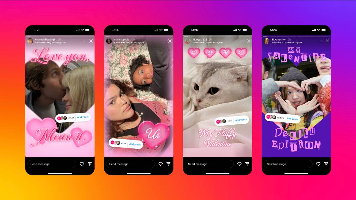 Instagram วาเลนไทน์