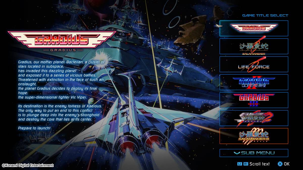GRADIUS ORIGINS