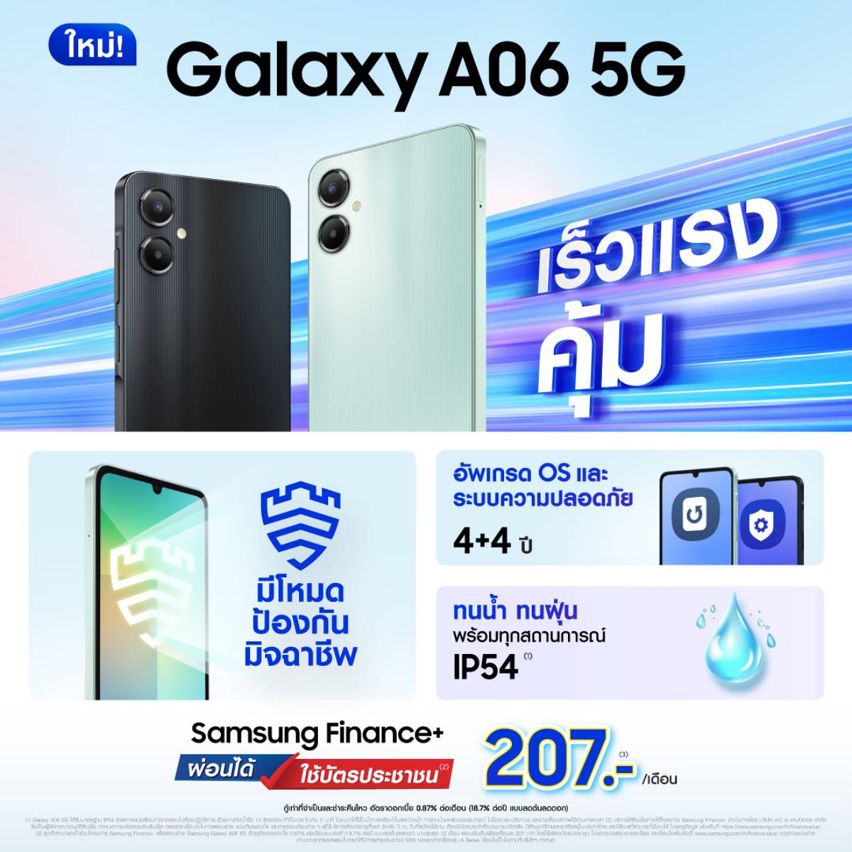 Samsung Galaxy A06 5G สเปก ราคา