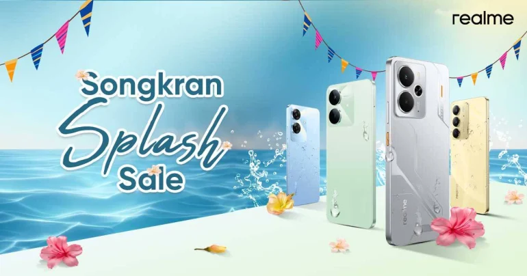 realme Songkran Splash Sale