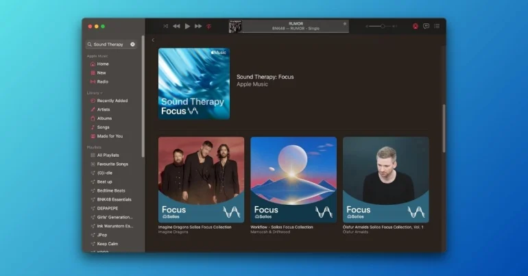 Apple Sound Therapy