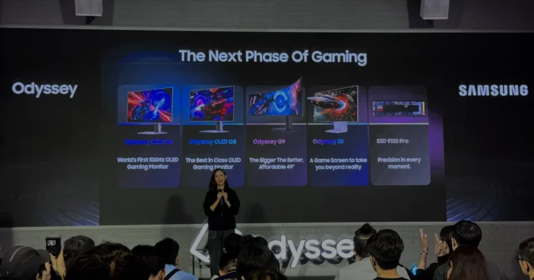 Samsung Gaming Monitor lineup 2025